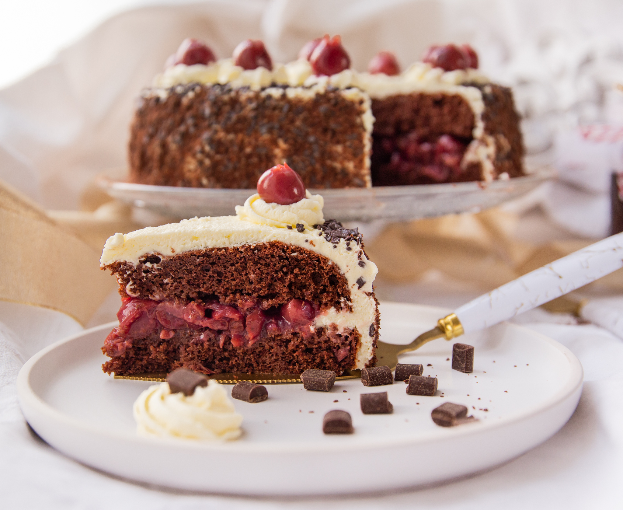 Schwarzwälder Kirsch Torte | Easy Peasy Zuckerbäckerei - Pipifein